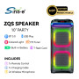 Колонка Sing-e ZQS10220 RGB 50W*2, 6000mAh з 2-ма мікрофонами та пультом (84,0*36,0*36,0 см)
