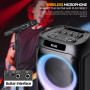 Колонка Sing-e ZQS12212 RGB 80W*2, 9000mAh з 2-ма мікрофонами та пультом (95,0*43,0*40,5 см)