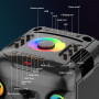 Колонка Sing-e JQS9055 RGB 50W*2, 6600mAh з 2-ма мікрофонами та пультом (128,1*37,5*37,5 см)