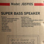 Колонка Sing-e JQS910S 50W, 5000mAh з 2-ма мікрофонами та пультом (49,6*31,0*27,2 см)