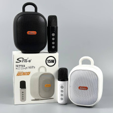 Колонка Sing-e CQS D21 15W, 2500mAh з мікрофоном (16,0*10,8*8,2 см)