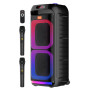 Колонка Sing-e ZQS8281 RGB 40W, 3000mAh з 2-ма мікрофонами та пультом (62,9*27,0*26,5 см)