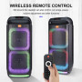 Колонка Sing-e ZQS8281 RGB 40W, 3000mAh з 2-ма мікрофонами та пультом (62,9*27,0*26,5 см)