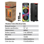 Колонка Sing-e ZQS12213 RGB 80W, 5000mAh з мікрофоном та пультом (93,5*35,0*31,8 см)