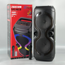 Колонка Sing-e ZQS8230W RGB 20W*2, 4500mAh з мікрофоном та пультом (64,0*25,0*23,0 см)