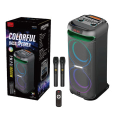 Колонка Sing-e ZQS8258 RGB 30W*2, 6000mAh з 2-ма мікрофонами та пультом (71,8*31,5*31,0 см)