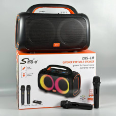 Колонка Sing-e ZQS-L19 30W*2, 5000mAh з 2-ма мікрофонами та пультом (47,5*33,0*21,0 см)