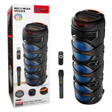 Колонка Sing-e ZQS8302 RGB 20W*3, 4500mAh з мікрофоном та пультом (89,6*29,0*28,0 см)