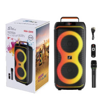 Колонка Sing-e CQS-S5511 RGB 80W, 18000mAh з мікрофоном та пультом (60,3*28,6*28,0 см)