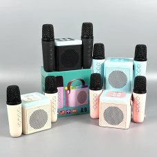 Колонка A9 (з 2-ма мікрофонами, Bluetooth, 500 mAh, SD та підсвіткою) (8,5*8,5*8см)