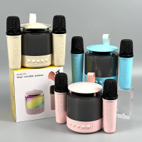 Колонка K19 з 2-ма мікрофонами (Bluetooth, SD, FM) (11,0*9,5 см)