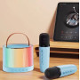 Колонка K52-2 з 2-ма мікрофонами Bluetooth, SD, FM, RGB (11,0*9,0 см)
