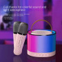 Колонка K52-2 з 2-ма мікрофонами Bluetooth, SD, FM, RGB (11,0*9,0 см)