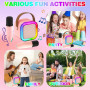 Колонка K12-2 з 2-ма мікрофонами Bluetooth, SD, FM, RGB (9,0*9,0 см)