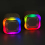 Колонка K12-2 з 2-ма мікрофонами Bluetooth, SD, FM, RGB (9,0*9,0 см)
