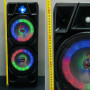 Колонка Sing-e ZQS8210 RGB 20W*2, 4500mAh з мікрофоном та пультом (29,5*27,5*75,0 см)