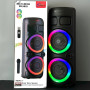 Колонка Sing-e ZQS8251 з RGB-підсвічуванням та мікрофоном (31*31*80 см)