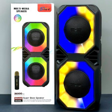 Колонка Sing-e ZQS4260 з RGB-підсвічуванням та мікрофоном (16,1*14,6*38,3 см)