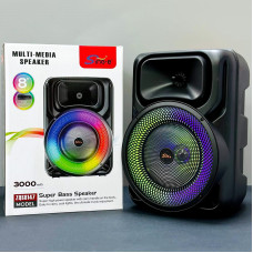 Колонка Sing-e ZQS8147 з RGB-підсвічуванням та мікрофоном (25,0*24,8*36,0 см)