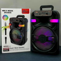 Колонка Sing-e ZQS10102 RGB 20W, 3000mAh з 2-ма мікрофонами (29*23,5*48,5 см)