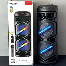 Колонка Sing-e ZQS8220 з RGB-підсвічуванням та мікрофоном (30,5*30,5*80,0 см)