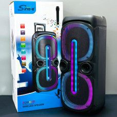 Колонка Sing-e ZQS10201 з RGB-підсвічуванням та мікрофоном (34,0*30,6*76,0 см)