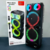 Портативна колонка Sing-e ZQS8238 з RGB-підсвічуванням та 2-ма мікрофонами (29,8*27,5*75,8 см)