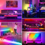 Світлодіодна стрічка LED Rixme A5050 RGB 3m 90Le, USB з Bluetooth контролером