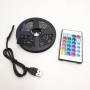 Світлодіодна стрічка LED Rixme B5050 RGB 5m 150Led. USB з пультом дистанційного керування