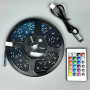 Світлодіодна стрічка LED HM-5 RGB-5050 (5m, з пультом дистанційного керування)