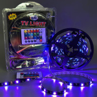 Світлодіодна стрічка LED HM-5 RGB-5050 (5m, з пультом дистанційного керування)