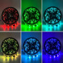 Світлодіодна стрічка LED LED Mood Lights 5050 RGB (5m, з пультом, від USB)