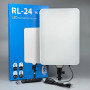 Прямокутна LED лампа Ring Light RL-24 для фотостудії з пультом 3200-5700K, 480 LED, Ra96+ (48,0*29,0 см)