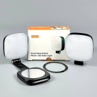 Портативне відеосвітло F-662 Magnetik із дзеркалом 3000K-6500K, 48Led (6*6cм)