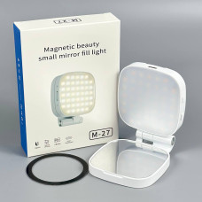 Портативне відеосвітло M27 Magnetic із дзеркалом 3000K-6500K (7,5*6,5cм)