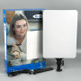 Прямокутна LED лампа Ring Light RL-16  для фотостудії з пультом 2500-7500K (Ra96+) (33,0*23,0 см)
