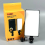 Портативне відеосвітло LJ-S01 з кліпсою для фіксації 4000mAh 3000-6500K (16*9см)