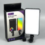 Портативне відеосвітло LJ-S02 RGB+Warm White Light з кліпсою для фіксації 4000mAh 3000-6500K (16*9см)