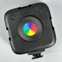 Портативне відеосвітло MJ-05 RGB+Warm White Light з кліпсою для фіксації 1500mAh 3000-6500K (9*9см)