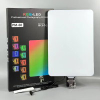 Прямокутна LED лампа PM-60 RGB+Warm and White з пультом 2500-7500K (Ra96+) (52,0*35,0 см)