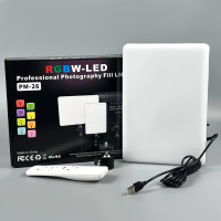 Прямокутна LED лампа PM-26 RGB+Warm and White з пультом, від USB 3000-6500K (Ra96+) (24,0*17,0 см)