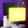 Прямокутна LED лампа PM-26 RGB+Warm and White з пультом, від USB 3000-6500K (Ra96+) (24,0*17,0 см)
