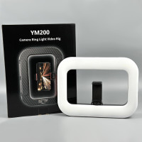 Студійна лампа YM200 з тримачем для телефону 1500mAh, 2500-8500K, Ra96+ (29*22cм)