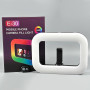 Студійна лампа E-30 RGB+Warm-White з тримачем та пультом для телефону 3600mAh, 20W (28*21cм)