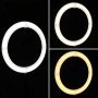 Кільцева світлодіодна Led Лампа MJ56 RGB 22inch з 3-ма тримачами для телефону та пультом 2700-6500K (56сm) 