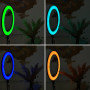 Кільцева світлодіодна Led Лампа MJ56 RGB 22inch з 3-ма тримачами для телефону та пультом 2700-6500K (56сm) 