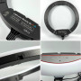 Кільцева світлодіодна Led Лампа MJ56 RGB 22inch з 3-ма тримачами для телефону та пультом 2700-6500K (56сm) 