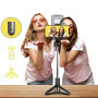 Монопод (трипод) B10S з підсвічуванням на штативі 0.9m Bluetooth