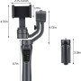 Стабілізатор відеозйомки Gimbal Play 3-AXIS F6, Триосьовий стедікам