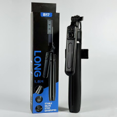 Монопод (трипод) B17 Long на штативі 1.8m Bluetooth (360° Rotating Pan Tilt)